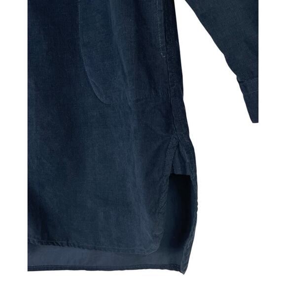 CP Shades Cecelia Baby Corduroy Tunic Top Small Long Sleeve 3/4 Button Front - Picture 14 of 16